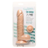 7 Inch Silicone Dildo with Realistic Head and Balls Light Dildos & Dongs